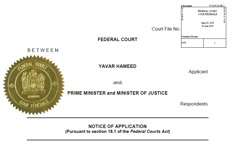 Lawsuit Filed against Prime Minister to Fill Judicial Vacancies